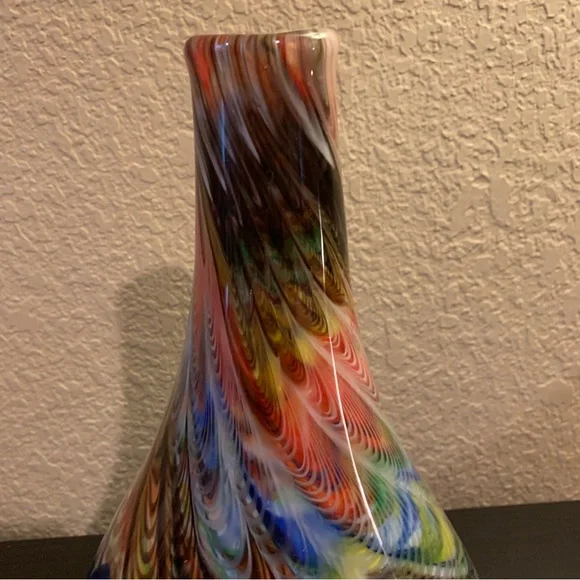 Beautiful contemporary Murano glass vase - Picture 6 of 8